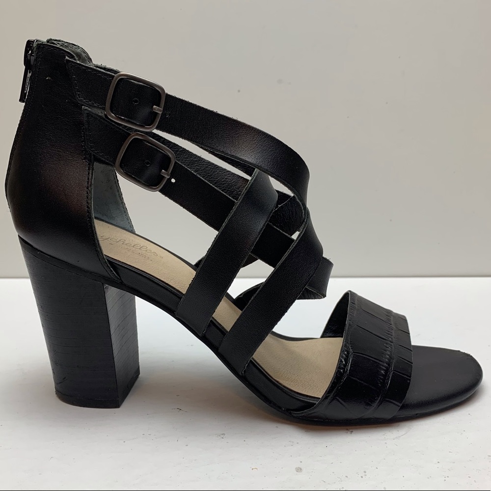 Seychelles Black Heeled Sandal